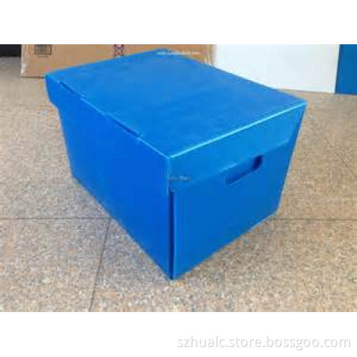 Corner folding turnover box